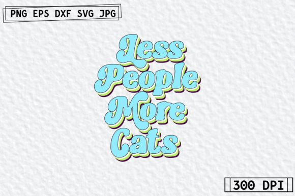 Cat Retro Design PNG