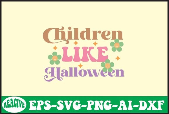 Children Like Halloween Svg
