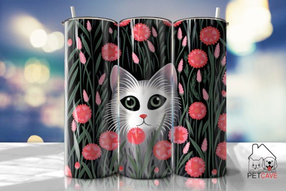 Cute Kitten Tumbler Wrap 2