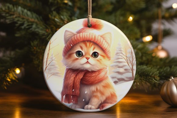 Forest Kitten Ornament