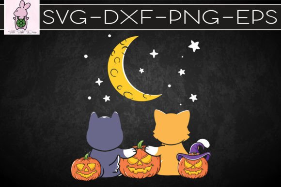 Halloween Cat and Dog Pumpkins