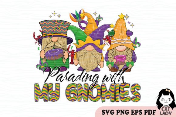 Parading with My Gnomies SVG PNG